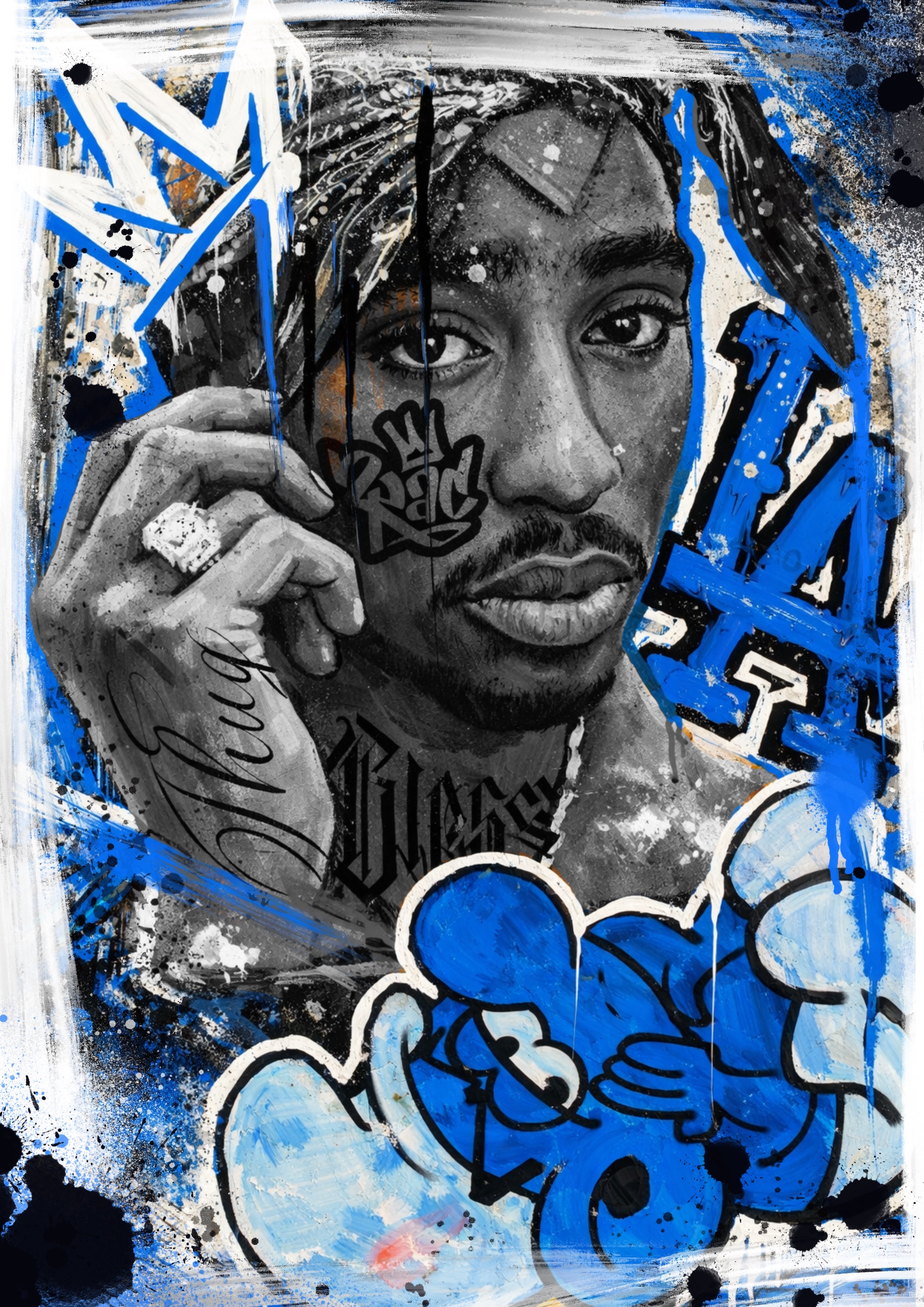 TUPAC X BLUE